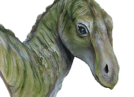 エドモントサウルス彫刻