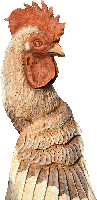 酉　鳥　鶏　彫刻