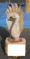 白鳥彫刻
