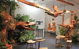 画廊個展　恐竜