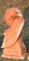 木製トロフィー　彫刻